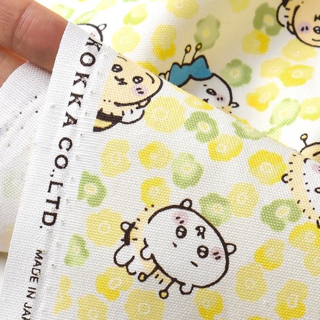 生地 オックス かわいい ちいかわ 花 柄 □ KOKKA キャラクター