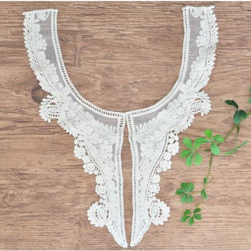 MY mama つけ襟 レース ケミカル 生地 布 おしゃれ つけえり 手作り