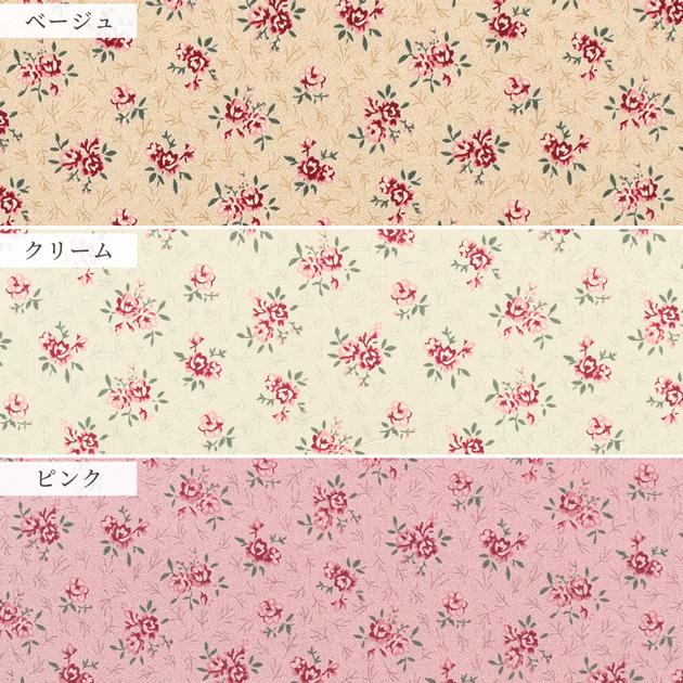 生地 布 布地 有輪 こうの早苗 シャーティング 花柄 スイートローズ