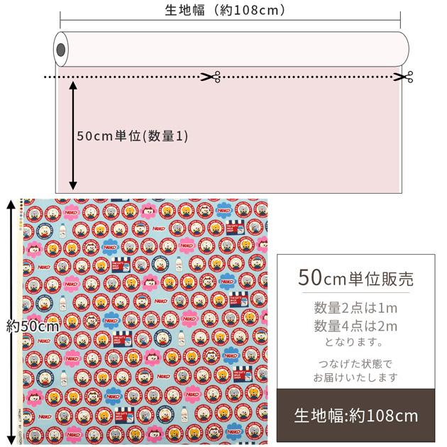 生地 布 布地 10番 コットン キャンバス 可愛い ペロ NEKO □ 動物