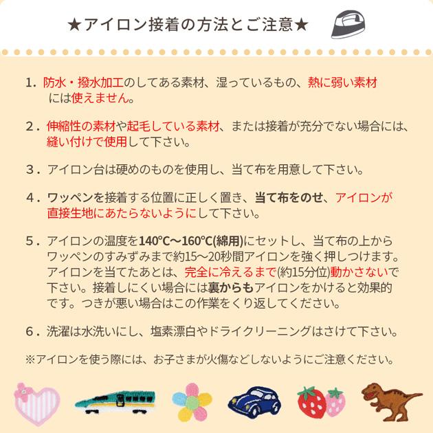 KIYOHARA お気に入りシリーズ ワッペン アイロン接着 1枚入 □ いちご