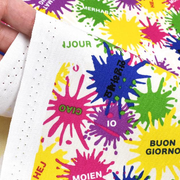 生地 オックス カッコいい PAINTING WORLD □ Nanikore? Series ペンキ