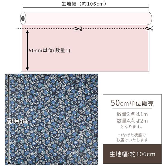 生地 布 布地 ラミネート YUWA シャモニー □ 有輪商店 花柄 コスメ
