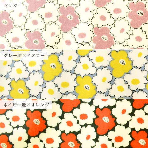 生地 布 布地 う早この布 つや消し ラミネート ミニモモ花 □ フラワー