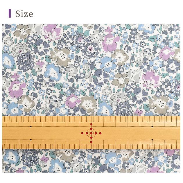 LIBERTY. リバティプリント生地 国産 つや消し ラミネート ミシェル  