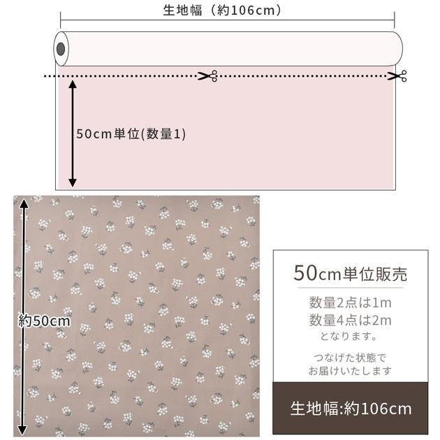 ラミネート 生地 クレイン □ かわいい 布 花柄 mymama ビニール