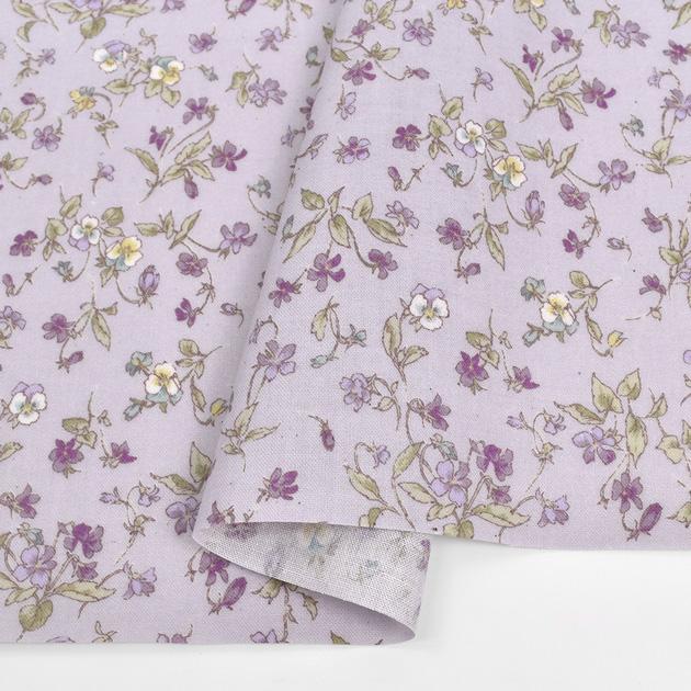 生地 つや消し ラミネート 上品 ヴァイオレット □ SEVENBERRY 花柄