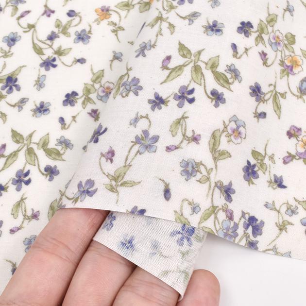 生地 つや消し ラミネート 上品 ヴァイオレット □ SEVENBERRY 花柄