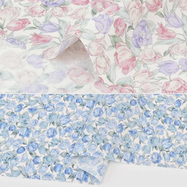 生地 つや消し ラミネート 花柄 上品 マリエッタ □ チューリップ