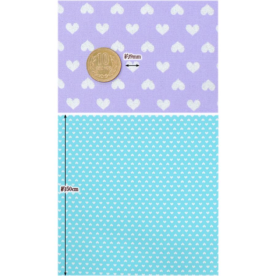 生地 布 オックス ラメ入り リトルハート □ ハンドメイド 手芸 手作り