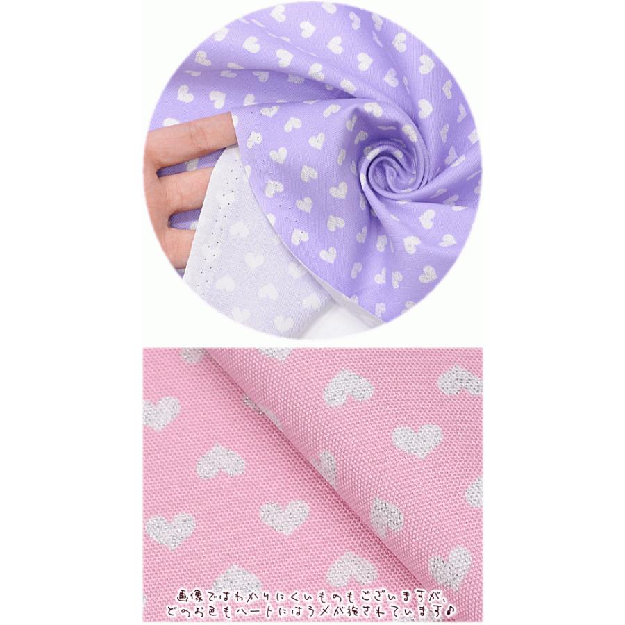 生地 布 オックス ラメ入り リトルハート □ ハンドメイド 手芸 手作り