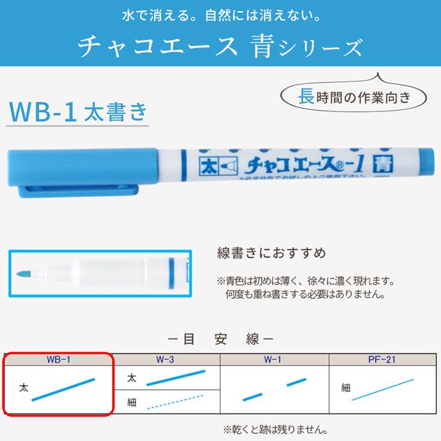 KAWAGUCHI（カワグチ） アドガー チャコエース 1 青 太書き WB-1