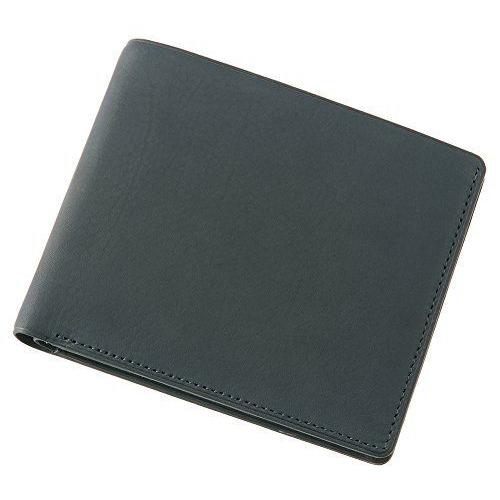 キプリス二つ折り財布(カード札入)レーニアカーフ 1113 (ネイビー)
