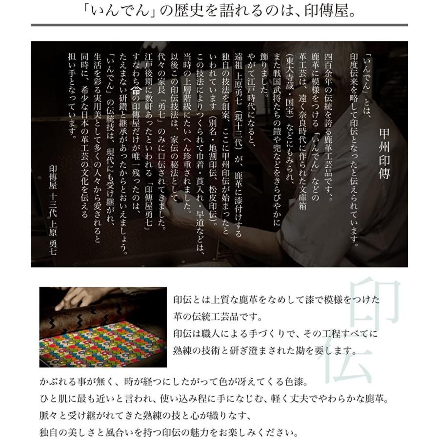 日本未発売 本革 メンズ 長財布 ラウンドファスナー 紺 黒 網代編 2111 当店限定色 印傳屋 印伝 男性 レザー 日本製 印傳 財布