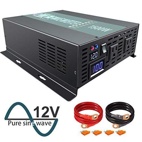人気ブランド インバーター正弦波パワーインバーター 定格1500w 瞬間最大3000ｗ 直流dc12vを交流ac100vに変換 60hz Acコンセント2 即日出荷 Www Hhib Com Br