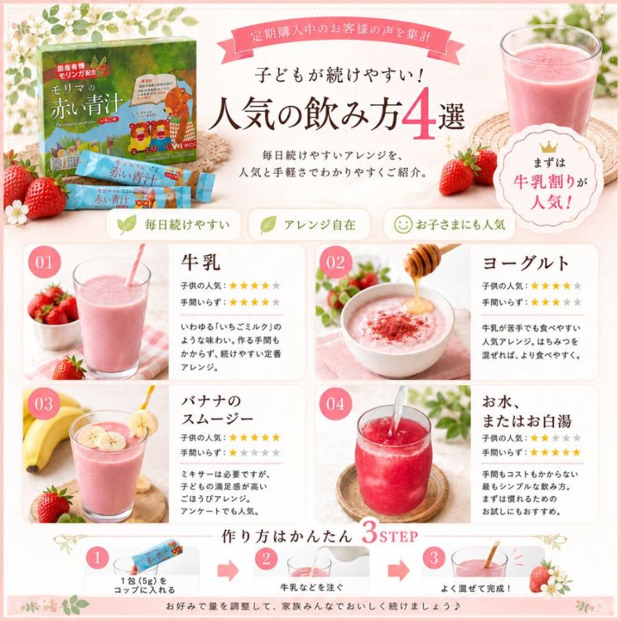 青汁 子供 フルーツ青汁 野菜不足 偏食 無添加 乳酸菌 こども こども青
