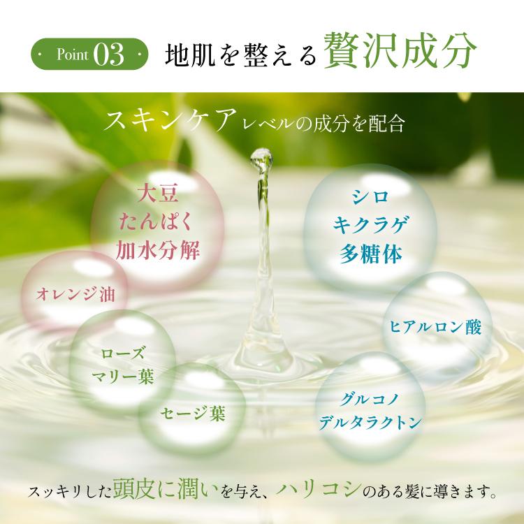 マイナチュレ 薬用スカルプシャンプー 3本セット アミノ酸 ノンシリコン 無添加 オーガニック 国産 レッドビジョン ヘアケア 女性用 | マイナチュレ | 08