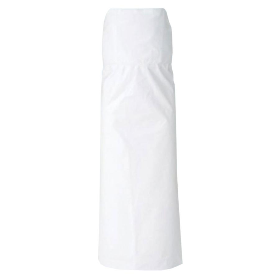 ワンタッチ 前掛け 胸付 防水 ハンディ前掛 業務用 ビニール エプロン