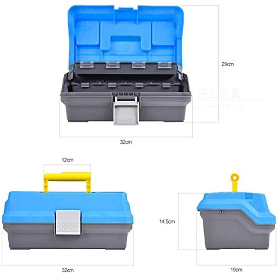 タックルボックス 収納ボックス ルアーケース 大容量 持ち運び便利 釣り道具入れ 釣り小物入れ ポータブル 仕掛け小物入れ 釣具収納 ポータブル 収納ケース｜mya-bussan｜05
