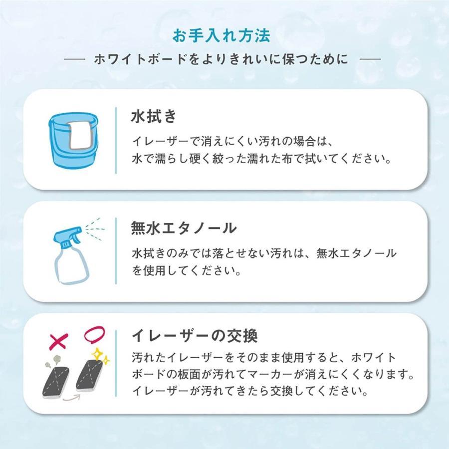 ホワイトボード 脚付き 両面 横型 粉受付き 回転式 マグネッ対応 アルミ枠，白板 スチール 掲示板 会議室 学校 研究室 事務所 会社 (サイズ : 120x150cm)｜mya-bussan｜05