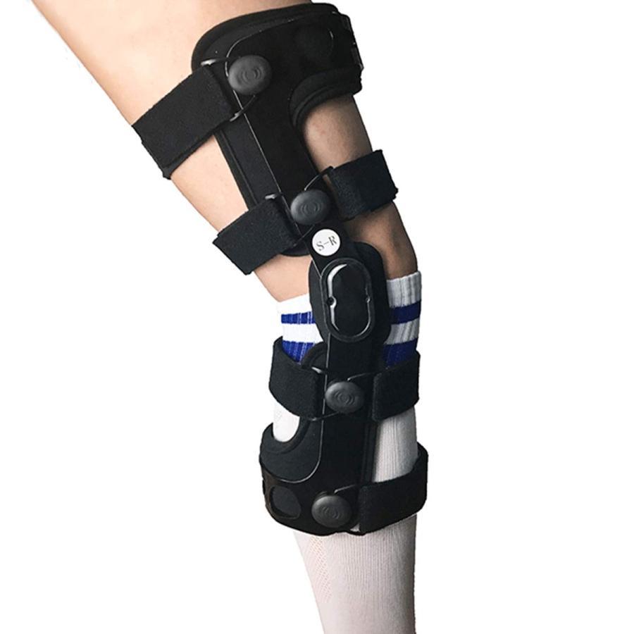 ヒンジ付き膝ブレース、調整可能な前十字靭帯膝パッド、ACL　靭帯　スポーツ傷害、軽度変形性関節症の膝サポート