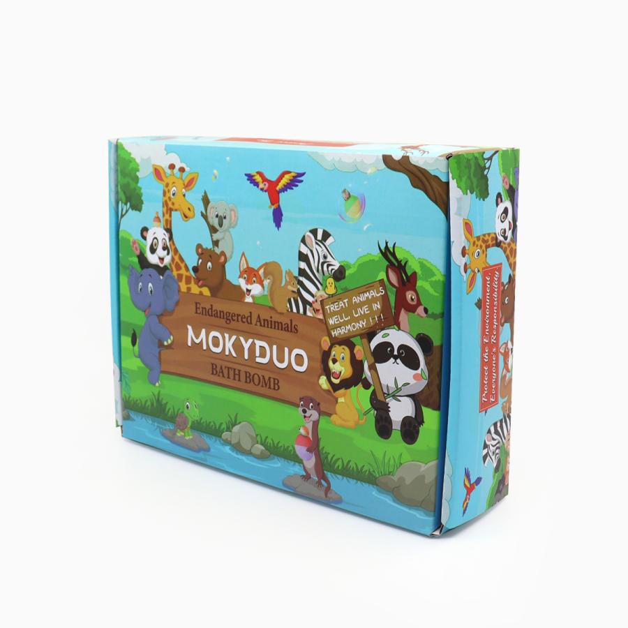 MOKYDUO バスボム こども 炭酸 入浴剤 子供 ギフトセット お風呂 知育