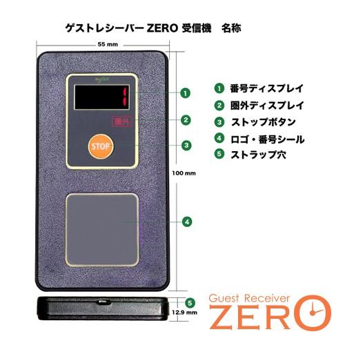 高性能呼び出しベル・コールシステム ゲストレシーバー ZERO 受信機