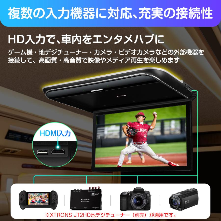 XTRONS（エクストロンス） フリップダウンモニター 19.5インチ IPS大