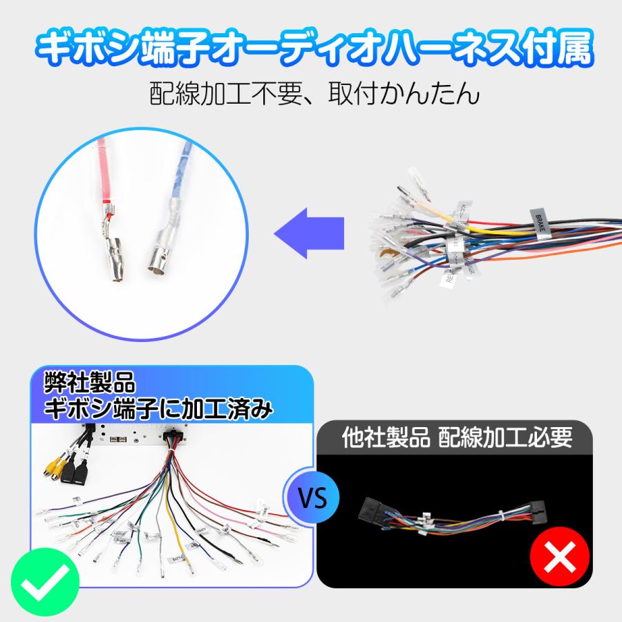 XTRONS 10.1インチ 1DIN フルセグ カーオーディオ iPhone CarPlay Android auto 地デジ カーナビ Bluetooth ミラーリング ギボシハーネス付 加工済(DL10LTV)｜mycarlife-jp｜11