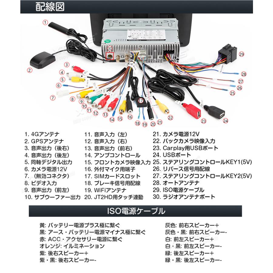 XTRONS カーナビ フルセグ 1DIN カーオーディオ 10.1インチ 大画面 地デジ TVタッチ操作 Android12 車載PC 4G通信 SIM対応 CarPlay Android Auto(DIE123L-TV)｜mycarlife-jp｜19