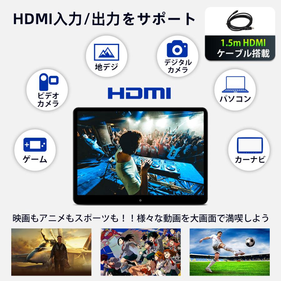 【新品 未開封】車載リアモニター 14インチ　大画面 ミラーリング機能搭載 Amazon.co.jp: XTRONS Android フリップダウンモニター 14インチ