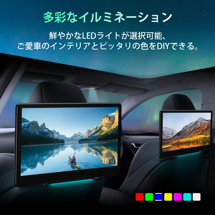 新品発売 XTRONS Android ヘッドレストモニター 14インチ IPS フルHD HDMI入力/出力 リアモニター ミラーリング 4K スピーカー内蔵 USB RCA映像入力(HM142A)｜mycarlife-jp｜09