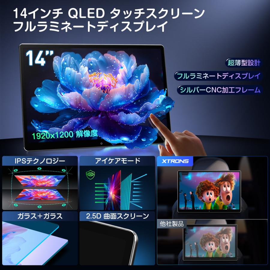 XTRONS（エクストロンス） XTRONS Android16 ヘッドレストモニター 縦