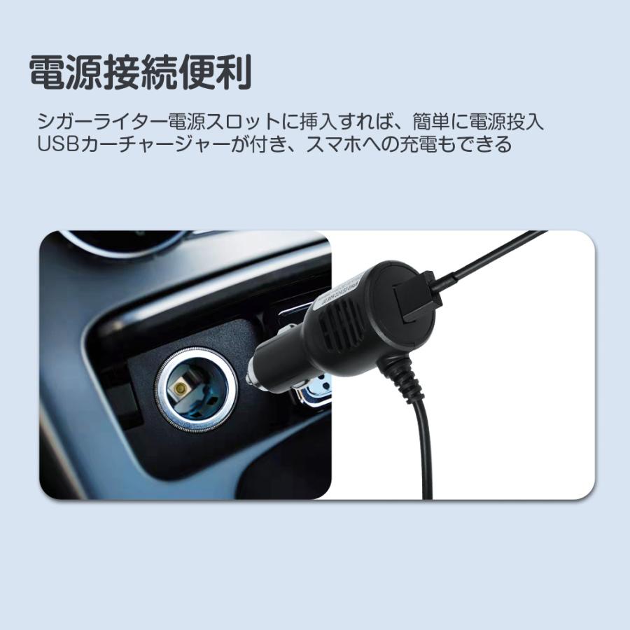 XTRONS ポータブルナビ ドライブレコーダー CarPlay バックカメラ
