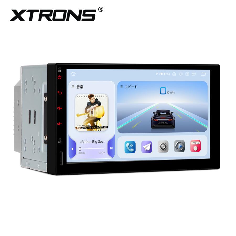 XTRONS 2DIN カーナビ 7インチ Android14 カーオーディオ 大容量