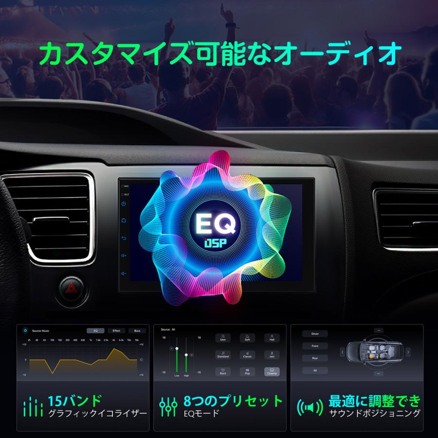 カーナビ タッチスクリーン オーディオ機能 XTRONS（エクストロンス） カーナビ フルセグ 7インチ Androidナビ