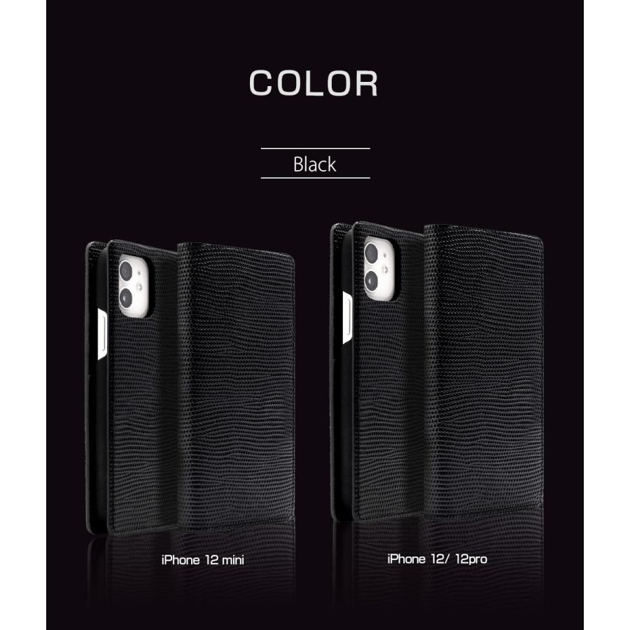 ABBI SIGNATURE iPhone 12 mini / iPhone 12 Pro / 12 ケース 手帳型 レザー 本革 日本製 リザード 風 エンボス加工 姫路レザー［シグマ］ |  | 10