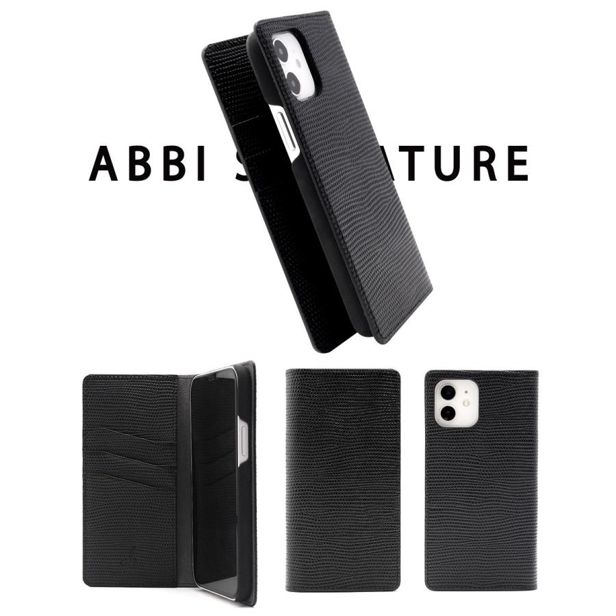 ABBI SIGNATURE iPhone 12 mini / iPhone 12 Pro / 12 ケース 手帳型 レザー 本革 日本製 リザード 風 エンボス加工 姫路レザー［シグマ］ |  | 03