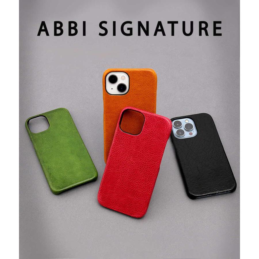 ABBI SIGNATURE iPhone 13 ケース 本革 背面カバー PIERROT LUX イタリアンレザーバックカバー [ for iPhone 13 Pro / 13 ] |  | 20
