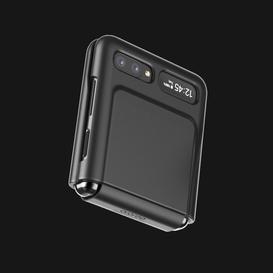 Galaxy Z Flip | Z Flip 5G  ケース araree Aero Flex （アラリー エアロフレックス） ギャラクシー ゼット フリップ カバー ブラック SCV47 SCG04｜mycaseshop｜04