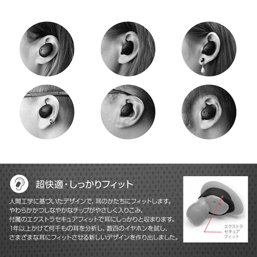 スポーツ 防水 防汗 完全ワイヤレスイヤホン WINGS（ウィングス）ブルートゥース IPX5 Blutooth5 TWS 自動ペアリング マイク内蔵 左右独立 完全独立 無線 |  | 06