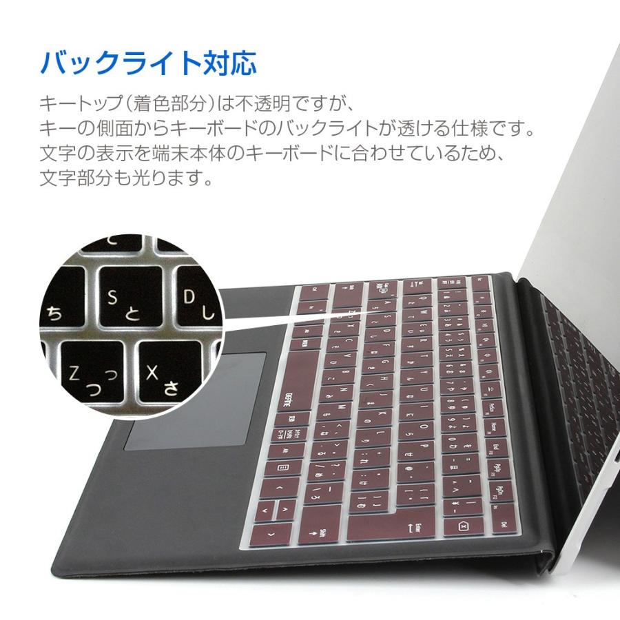 Surface Pro キーボードカバー キーボード保護シート BEFiNE キー