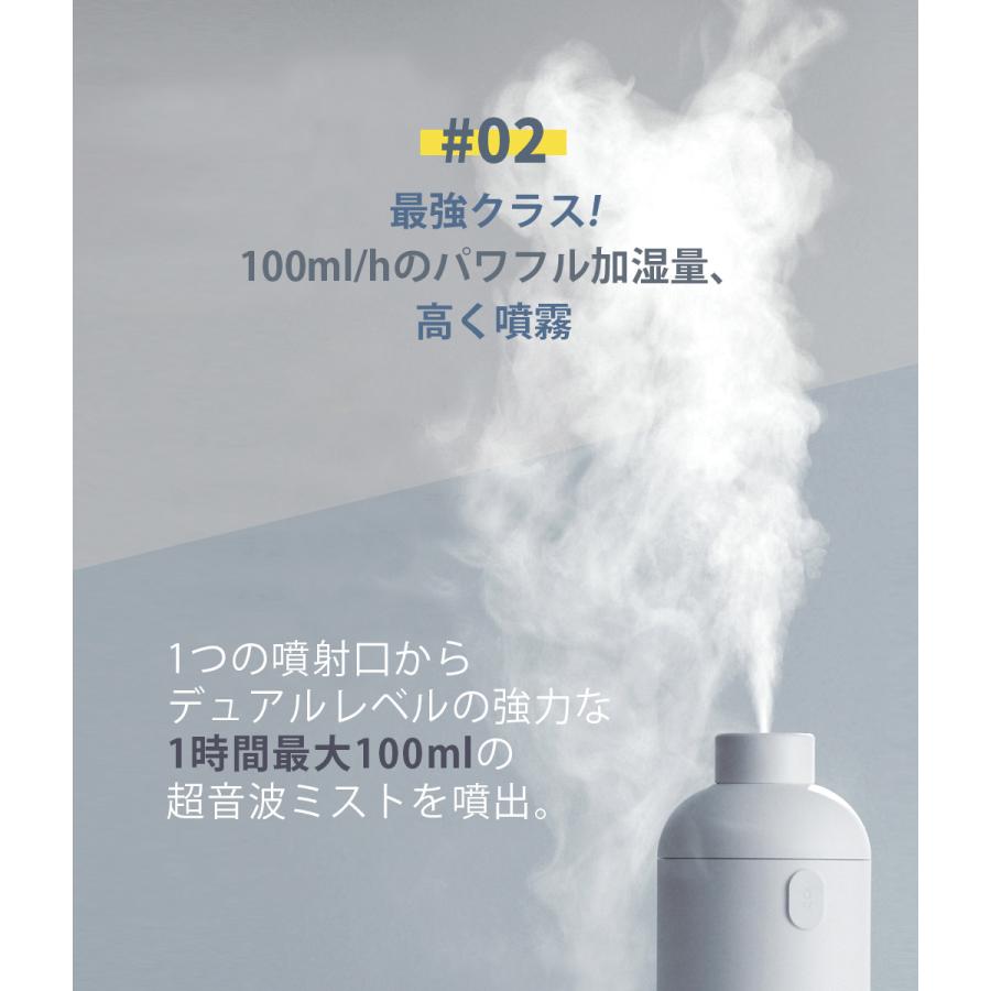 コードレス加湿器 卓上 USB充電式 超音波式 BLUEFEEL SWADA ブルーフィール スワダ 大容量500ml 最大8時間運転 LEDライト付き 振動板交換式 |  | 08