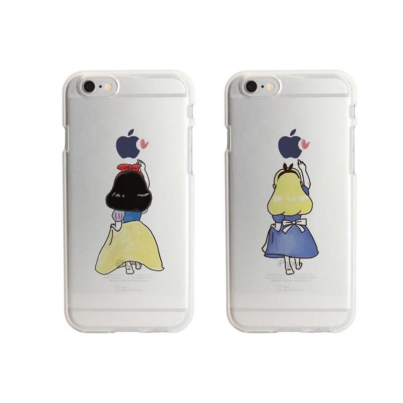 iPhone6s/6 ケース Dparks ソフトクリアケース ファンタジー童話 お姫様 アリス （ディーパークス） アイフォン カバー バータイプ | 