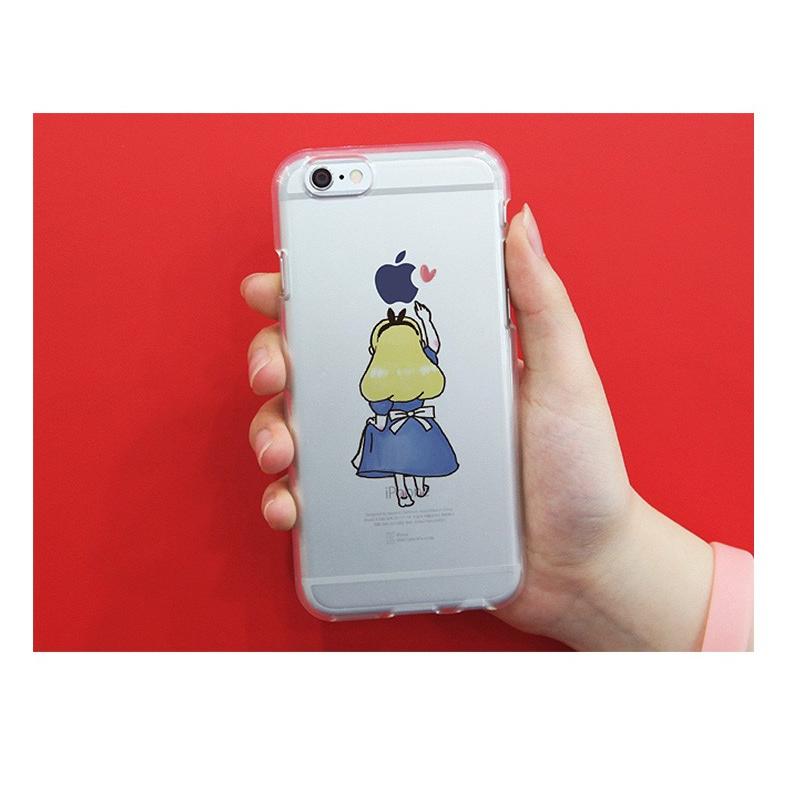 iPhone6s/6 ケース Dparks ソフトクリアケース ファンタジー童話 お姫様 アリス （ディーパークス） アイフォン カバー バータイプ |  | 04