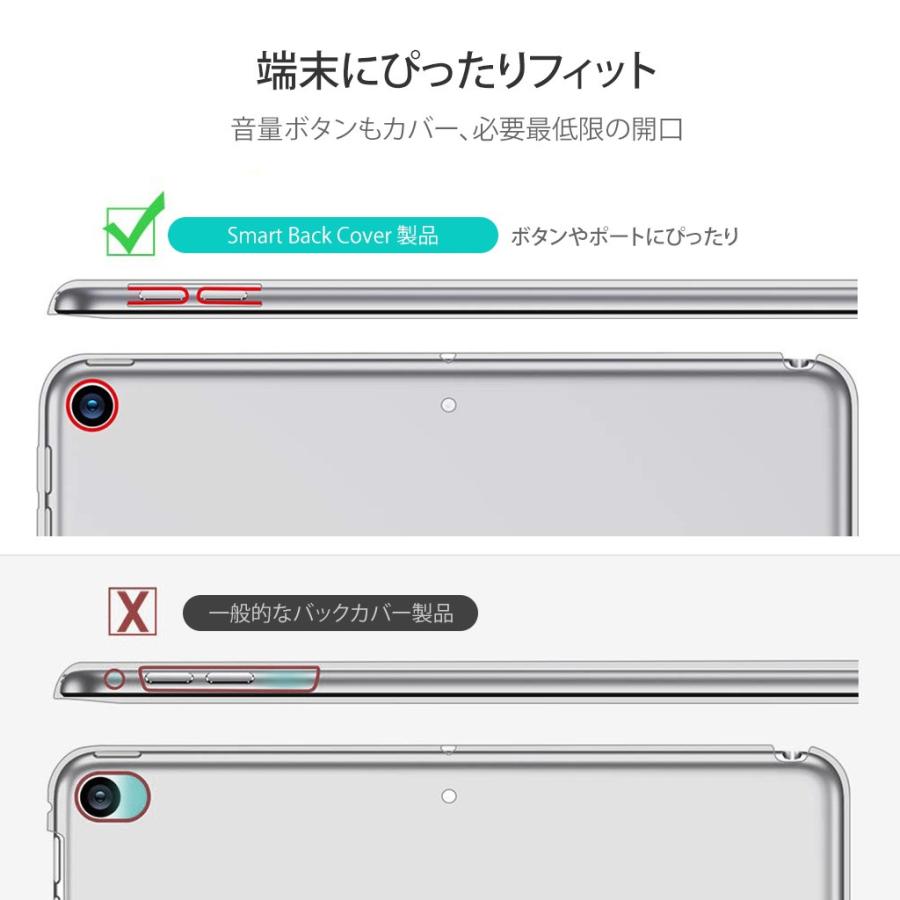 iPad mini 5 ケース (2019モデル) 専用 Smart Back Cover クリア