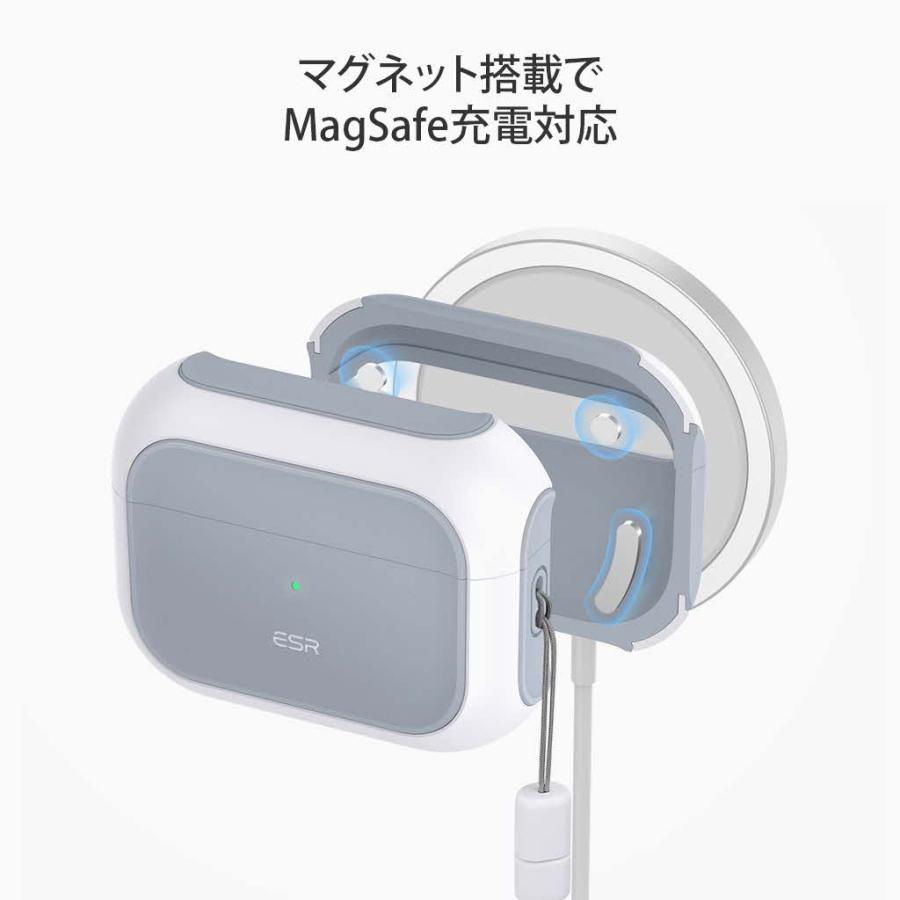 AirPods Pro 2 ハードケース MagSafe充電対応ハイブリッドケース ORBIT