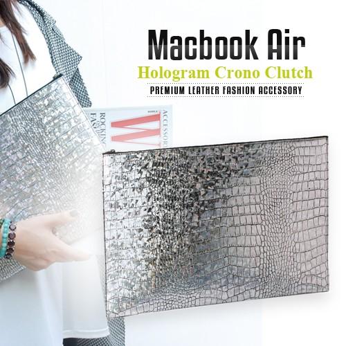 MacBook Air対応本革インナーケース GAZE Hologram Croco(ゲイズ ホログラムクロコ)｜mycaseshop