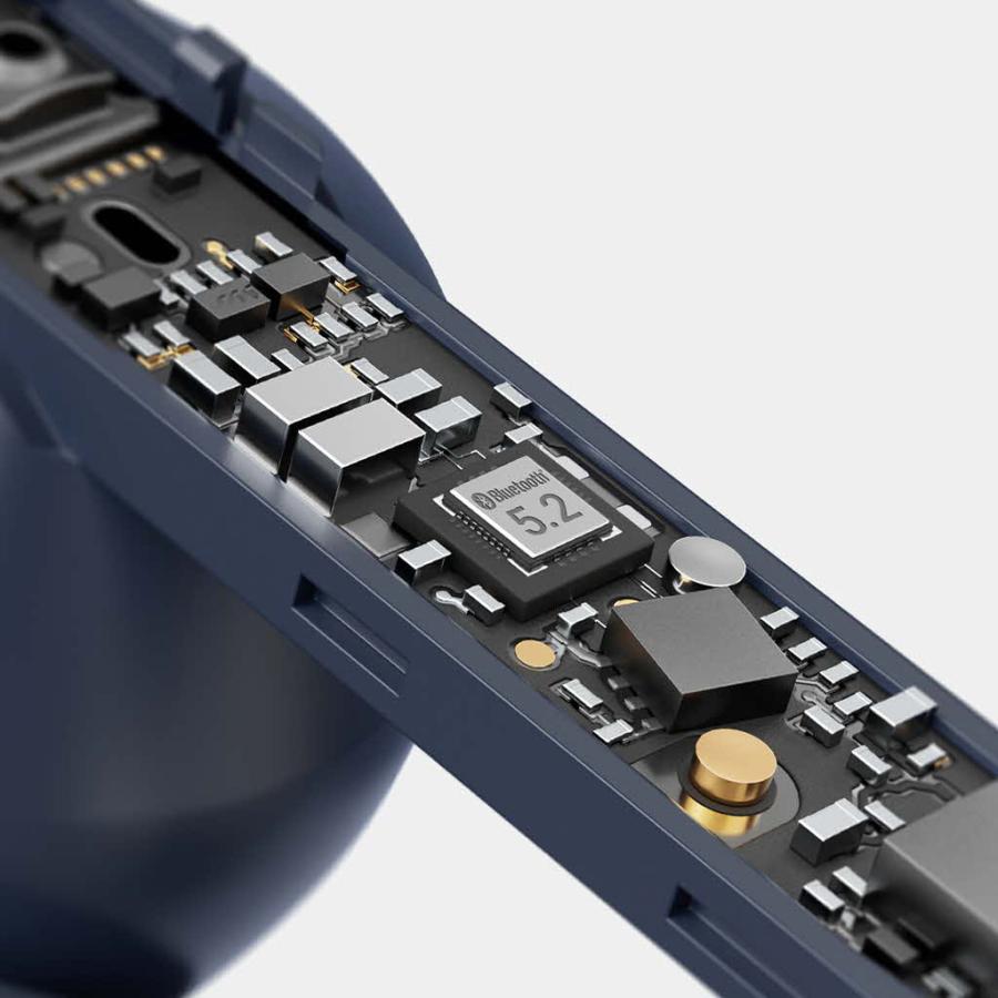 ハイブリッド型 ワイヤレスイヤホン Bluetooth 5.2 Haylou W1 超軽量 ブルー トゥース  AAC aptX aptX Adaptive |  | 05
