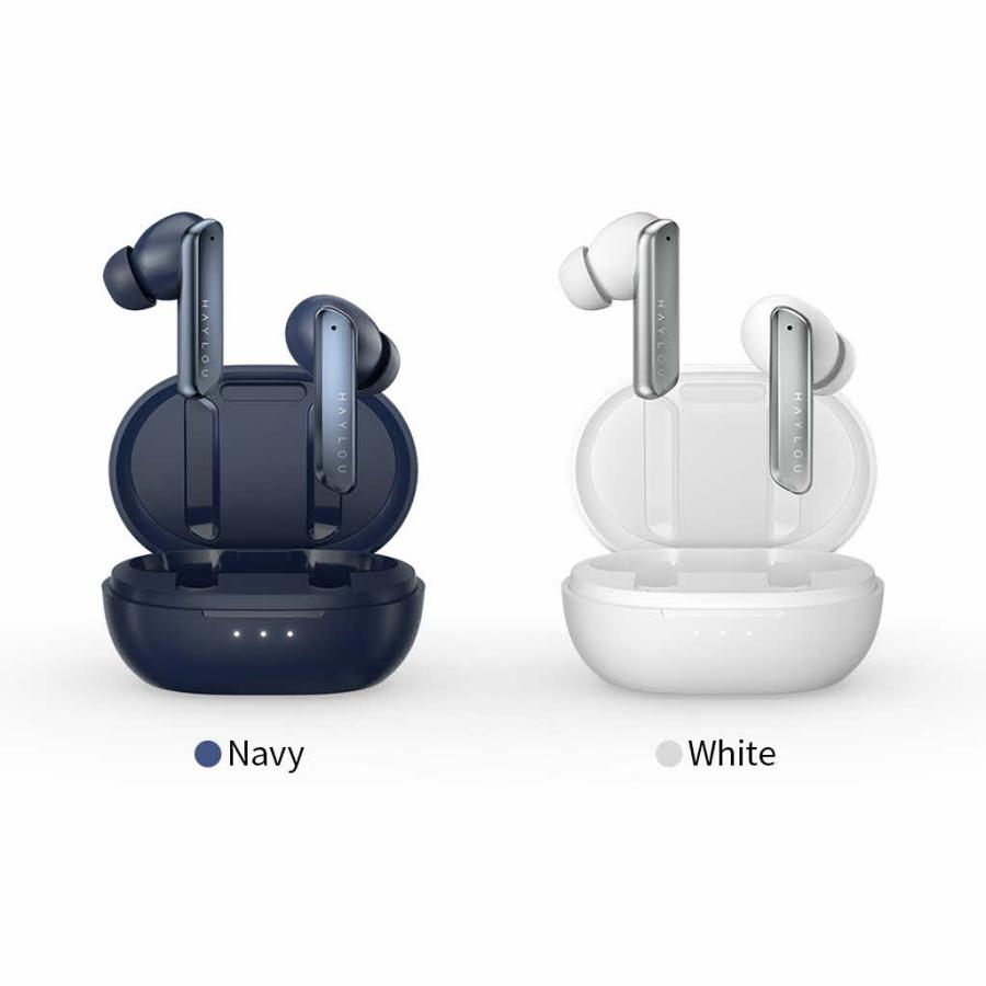 ハイブリッド型 ワイヤレスイヤホン Bluetooth 5.2 Haylou W1 超軽量 ブルー トゥース  AAC aptX aptX Adaptive |  | 10
